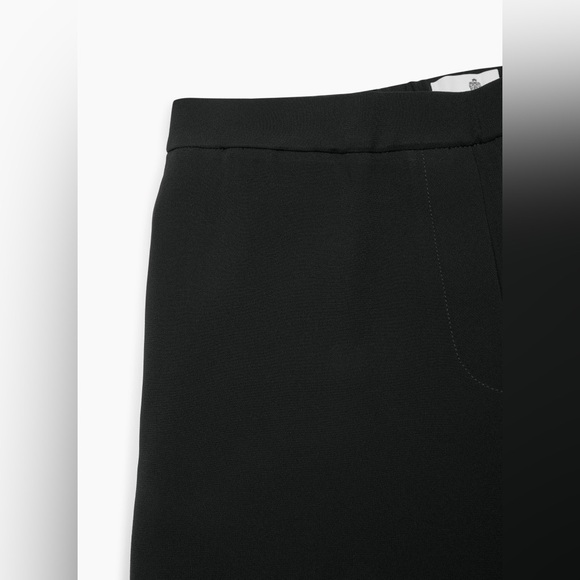 ARITZIA BABATON Conan ankle pants, mid rise trousers, dress pants black, size 0 - Picture 14 of 16